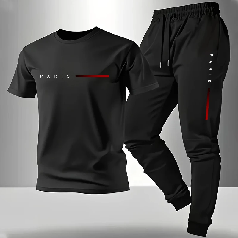 Mens Fashion Suits - 2026 New Arrival Men's Tracksuit T-shirt