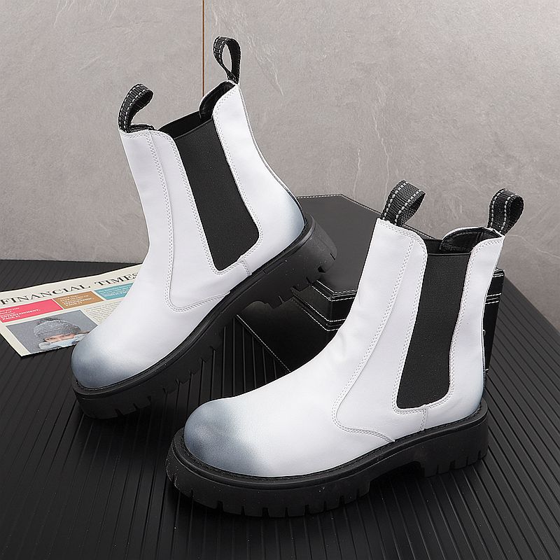 Chelsea Boots Men - Men Luxury Fashion Genuine Leather Boots