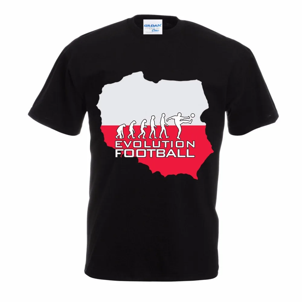 Men'S Fashion Evolution - Polish Poland Footballer Evolution Men T-Shirt