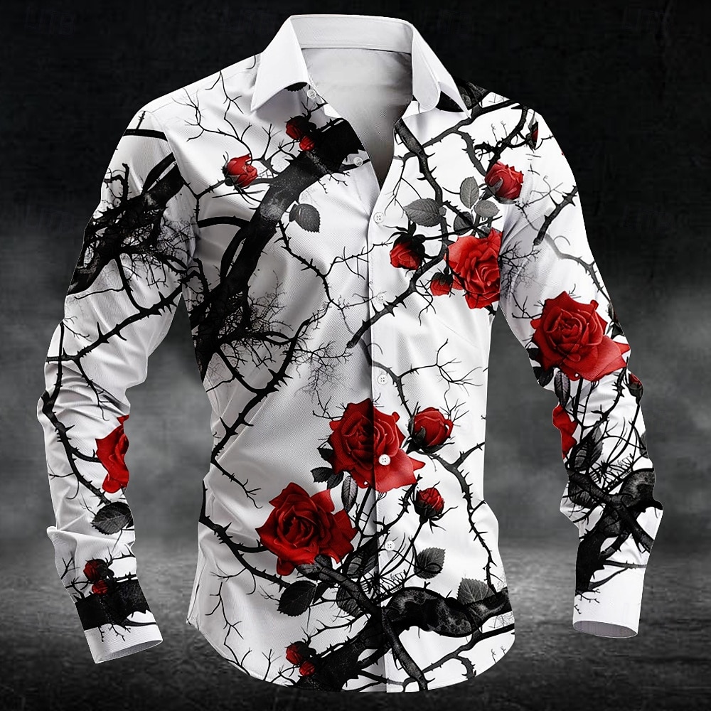 Men'S Fashion Course - Fashion plum blossom pattern 3d Print