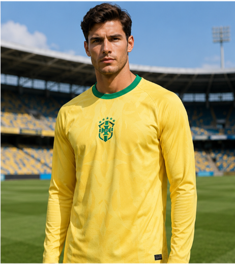 Men'S Fashion Course - Brazil 2026 Commemorative Edition 3D Printed