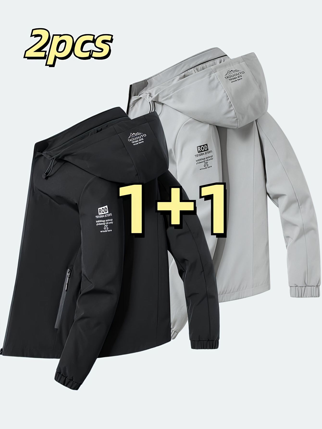Two piece fashionable Men's wi - Men'S Fashion Zipper Jacket recension och pris