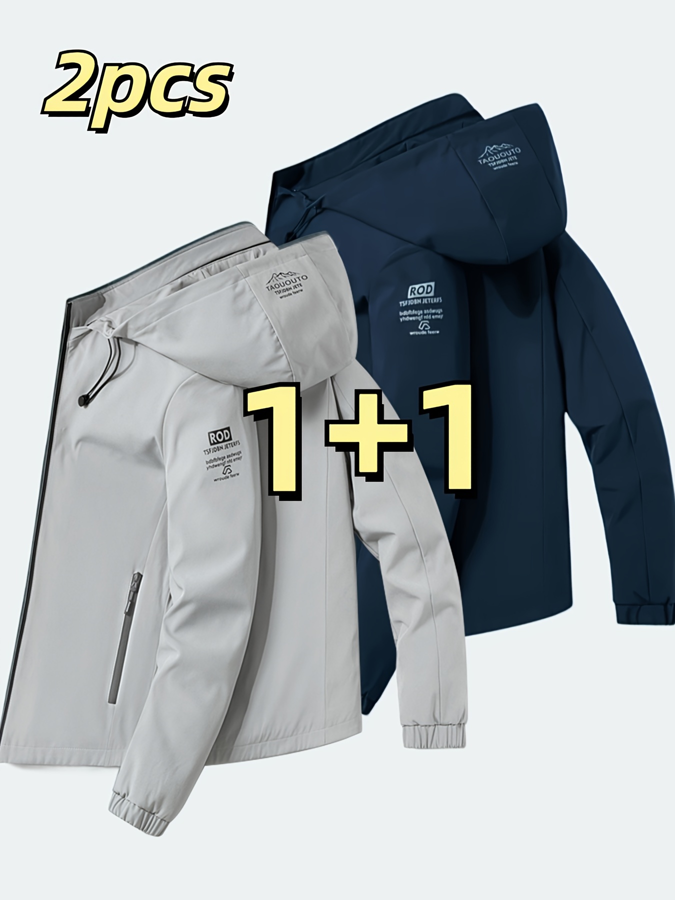 Two piece fashionable Men's wi - Men'S Fashion Zipper Jacket recension och pris