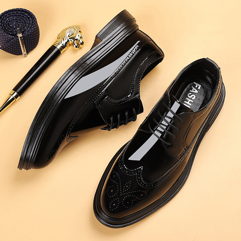 Men's Patent Leather Brogue Dr - Oxford Shoes Brogue recension och pris