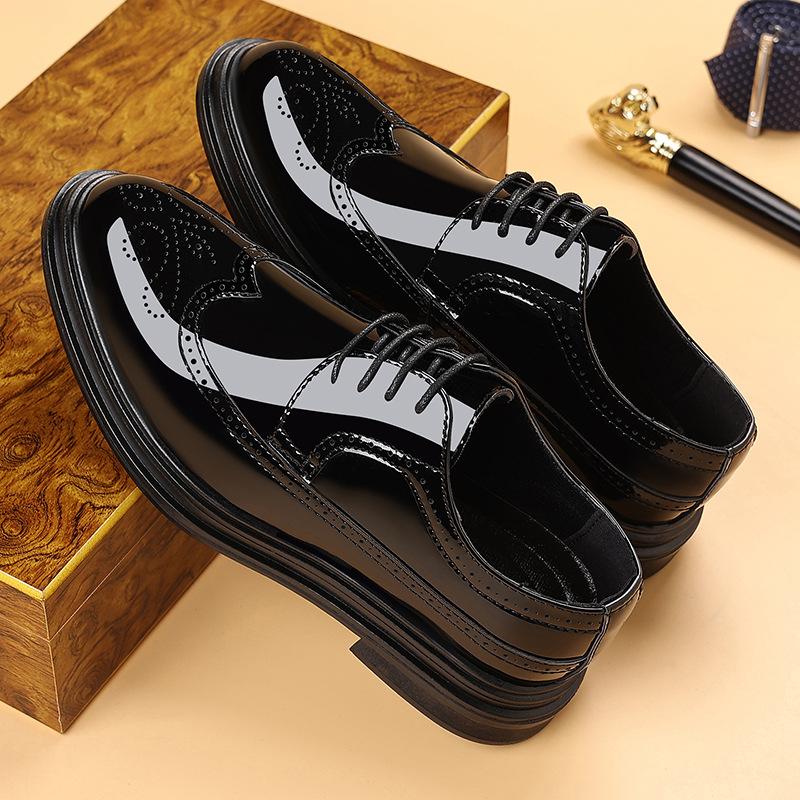 Men's Patent Leather Brogue Dr - Oxford Shoes Brogue recension och pris