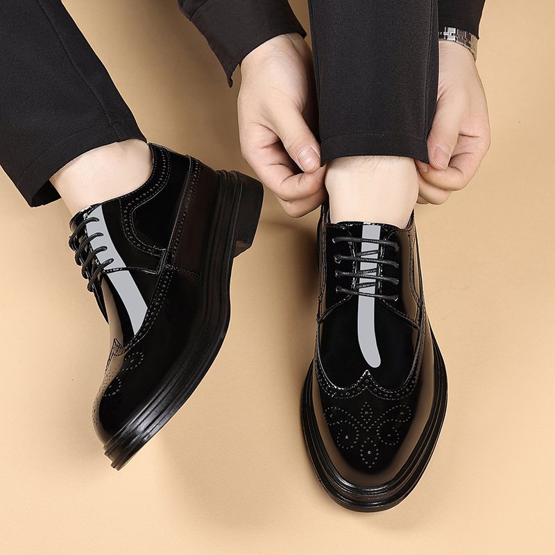 Men's Patent Leather Brogue Dr - Oxford Shoes Brogue recension och pris