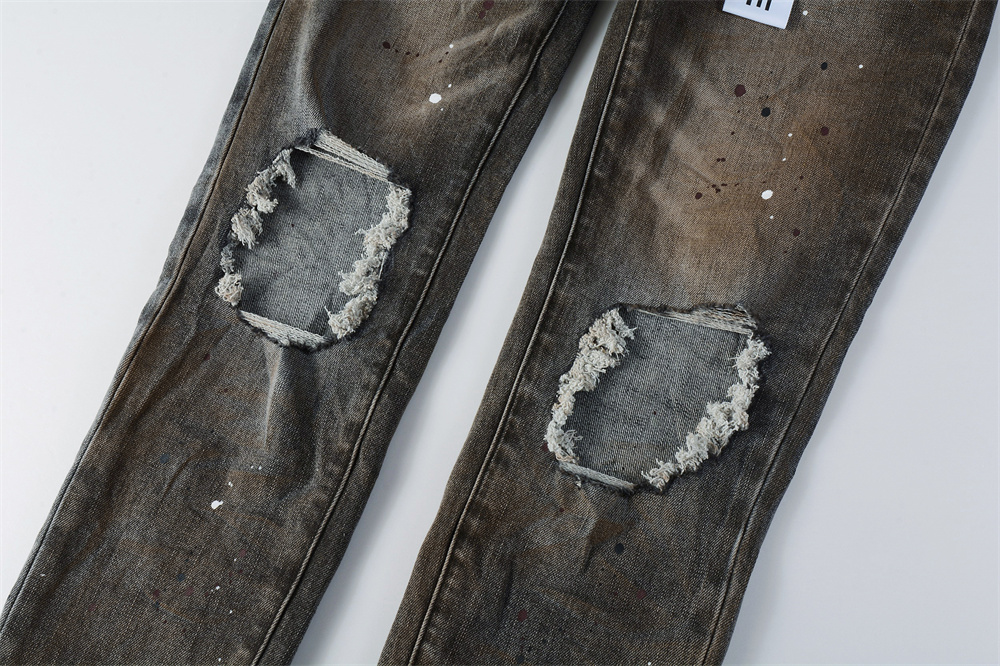 Men Fashion American Jeans Hig - Skinny Jeans Ripped recension och pris