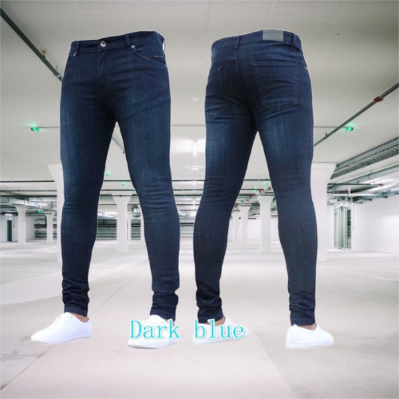 Men's Jeans Stretch Slim Fit T - Skinny Jeans Ripped recension och pris