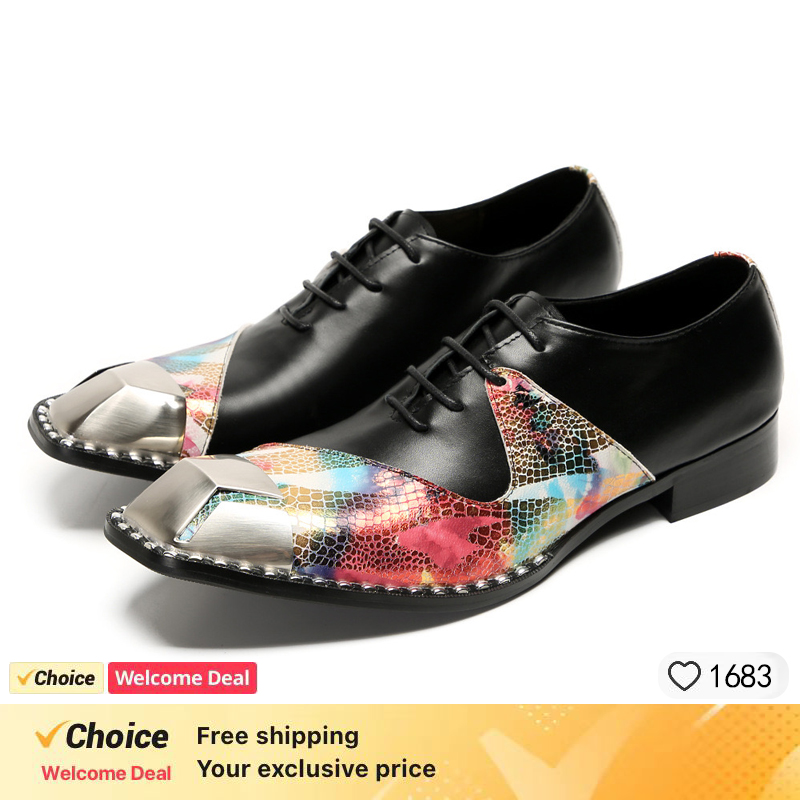 LUXURY MEN'S OXFORD SHOES BLAC - Oxford Shoes Brogue recension och pris