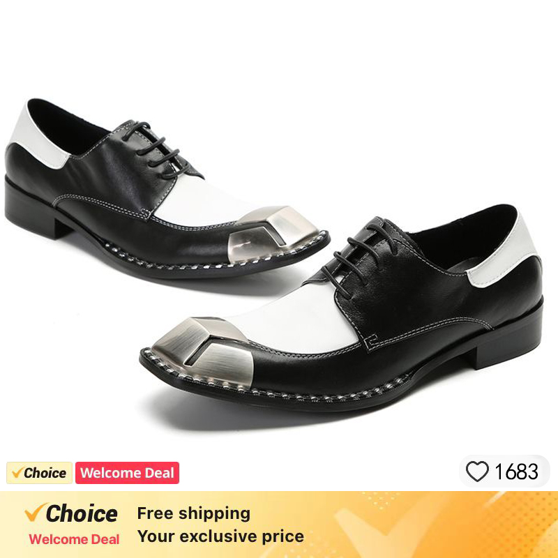 LUXURY MEN'S OXFORD SHOES BLAC - Oxford Shoes Brogue recension och pris