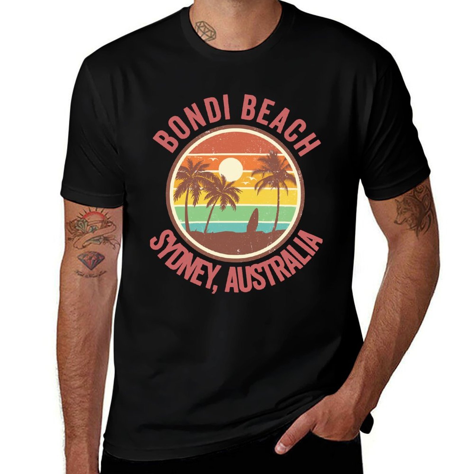 Retro Bondi Beach Sydney Austr - Men'S Fashion Sydney recension och pris