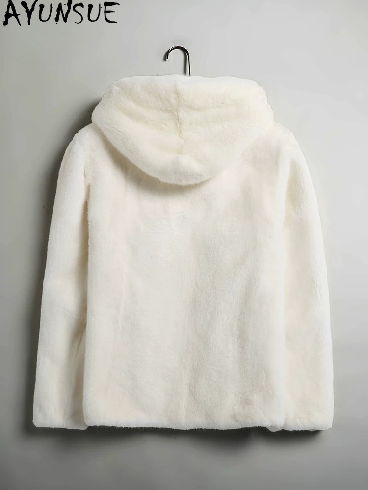 AYUSNUE Natural Mink Coat Men  - Men'S Fashion Zipper Jacket recension och pris