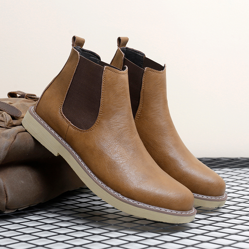 Men Plus Size New High Top Ret - Chelsea Boots Men recension och pris