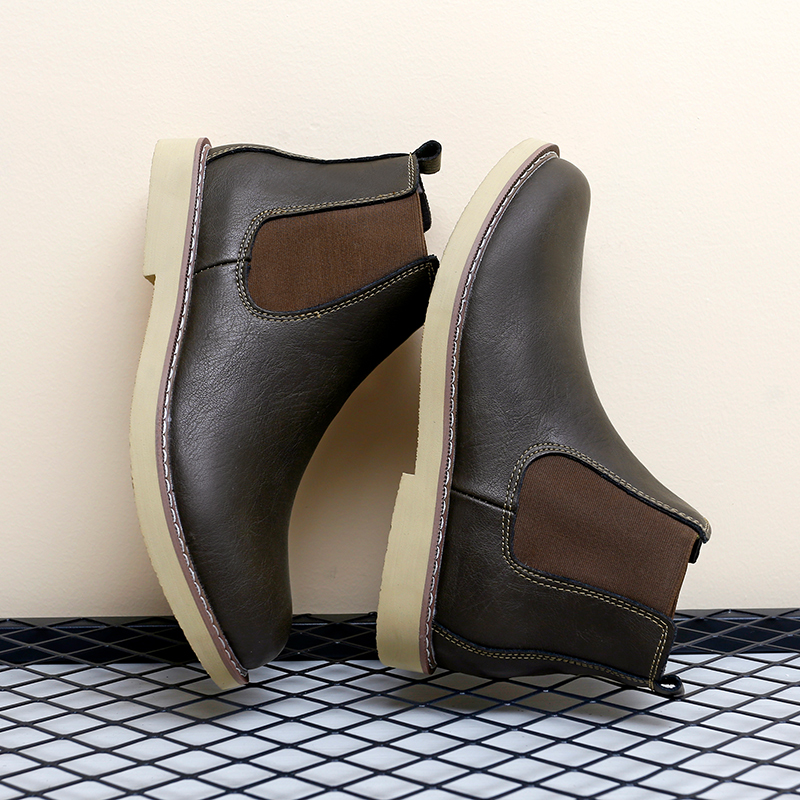 Men Plus Size New High Top Ret - Chelsea Boots Men recension och pris