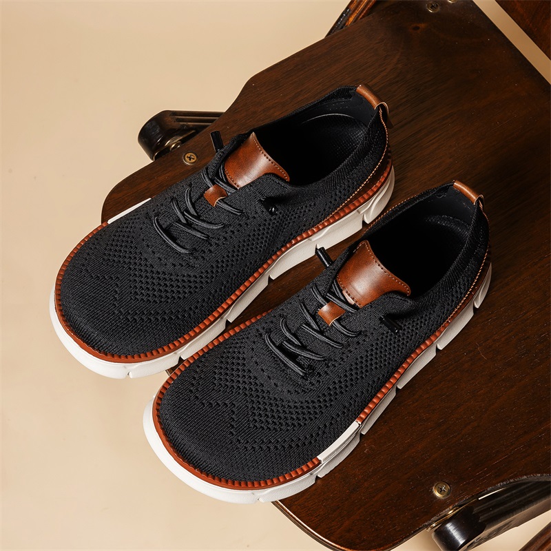 Men Wide Toe Knit Dress Shoes  - Oxford Shoes Brogue recension och pris