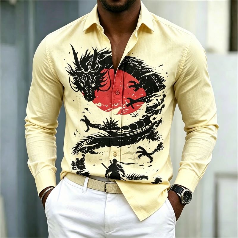 2026 New Men's Shirt White Bla - Mens Fashion Ideas recension och pris