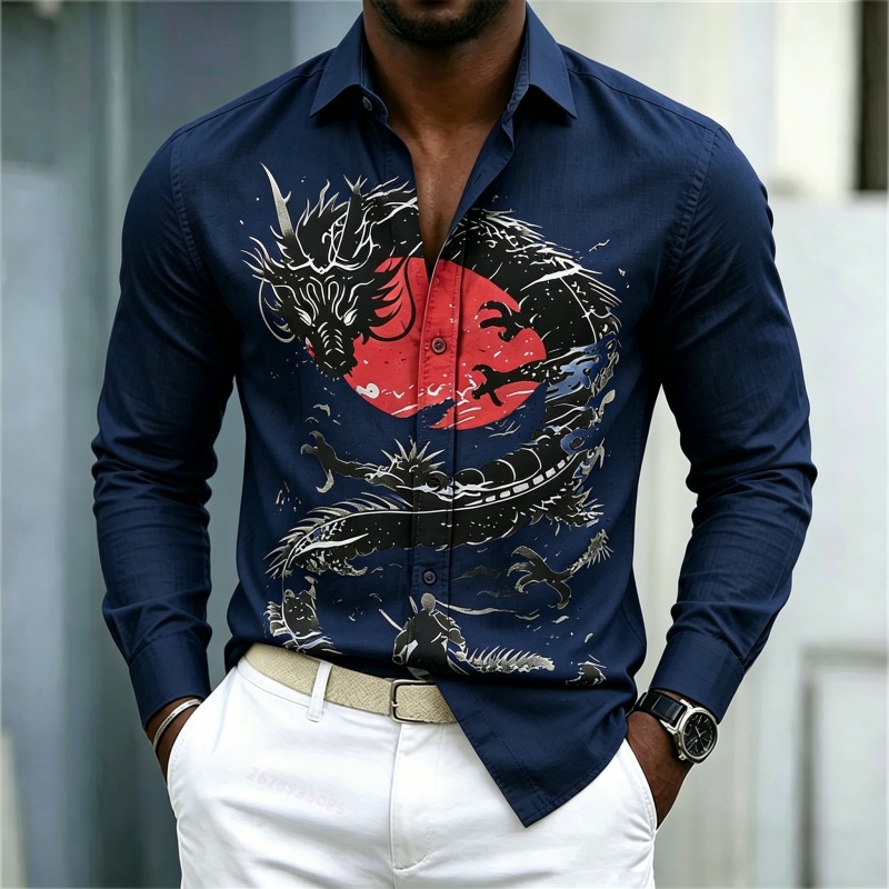 2026 New Men's Shirt White Bla - Mens Fashion Ideas recension och pris