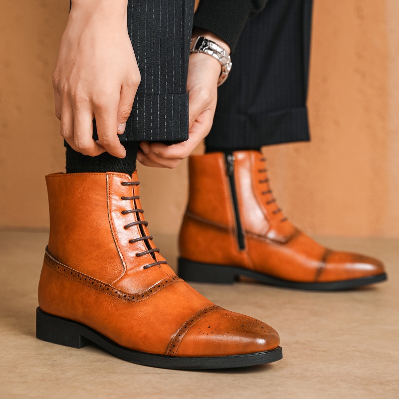 Luxury Men's Boots New High-to - Chelsea Boots Men recension och pris