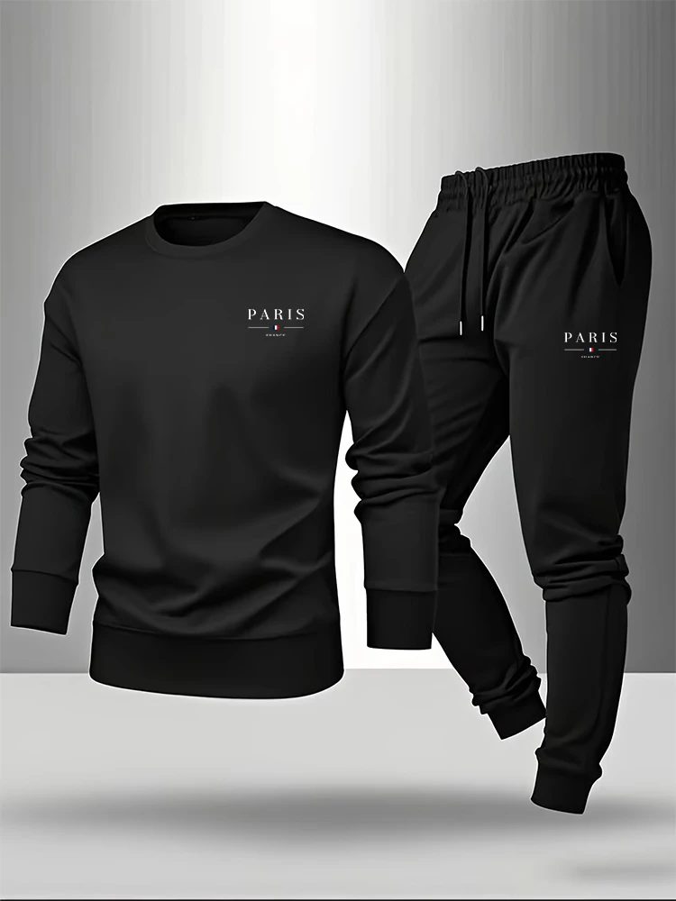 Paris Print Men's Set Pullover - Paris Fashion Men recension och pris
