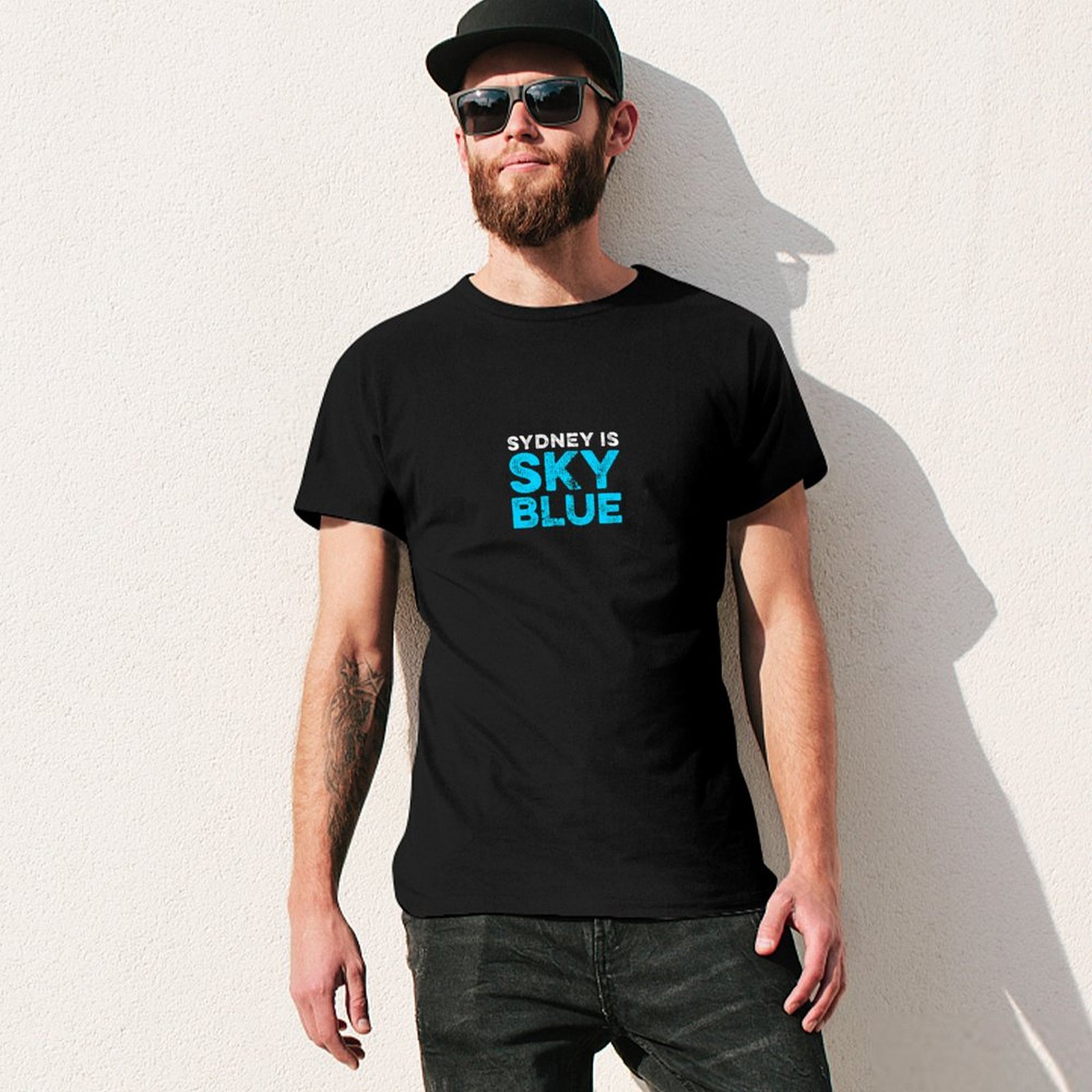 Sydney is sky blue T-Shirt Sum - Men'S Fashion Sydney recension och pris