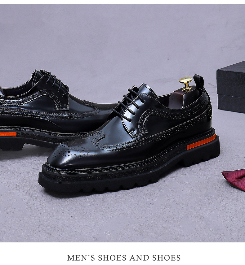 Men's Brogue Platform Oxford S - Oxford Shoes Brogue recension och pris