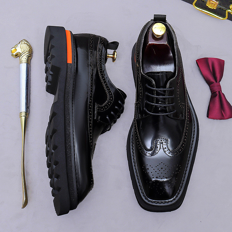 Men's Brogue Platform Oxford S - Oxford Shoes Brogue recension och pris