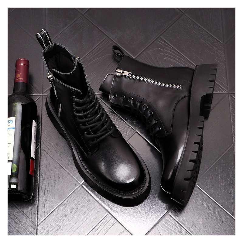 Men Luxury Fashion Genuine Lea - Chelsea Boots Men recension och pris
