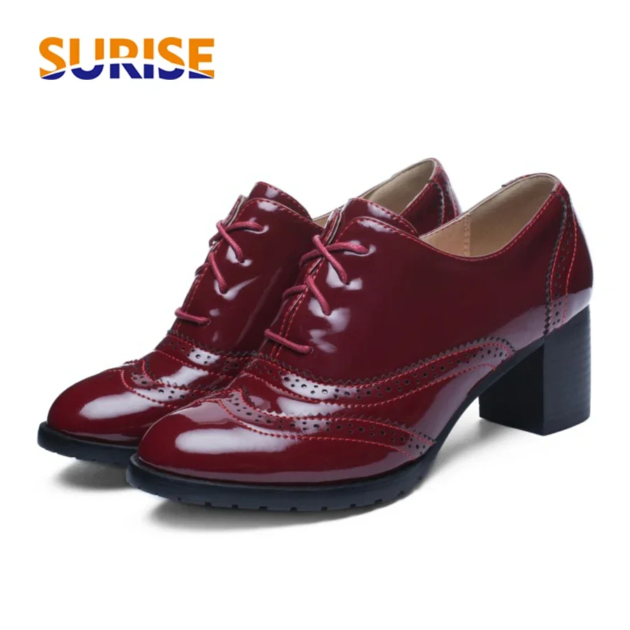 British Women's Oxfords Blue R - Oxford Shoes Brogue recension och pris