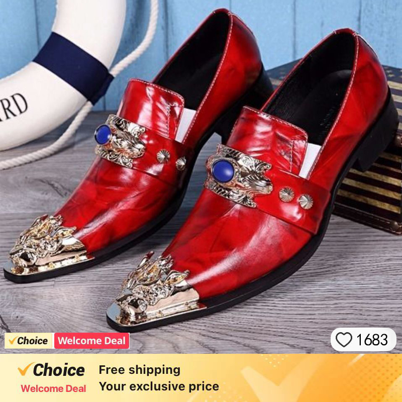 Men's Shoes Italian Style Poin - Oxford Shoes Brogue recension och pris