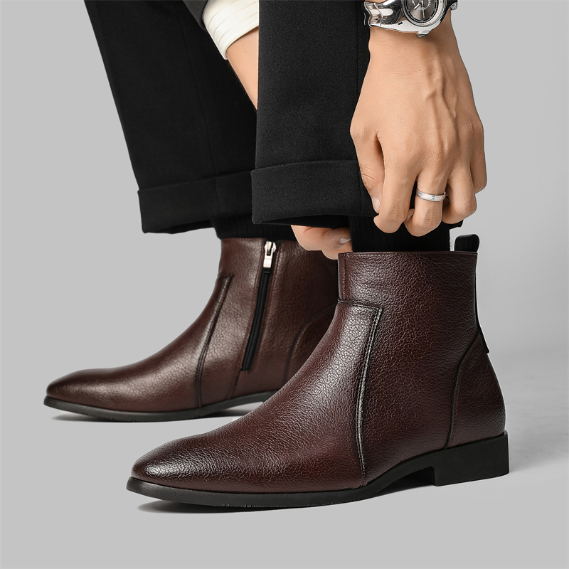 Business Casual Men's Soft Lea - Chelsea Boots Men recension och pris