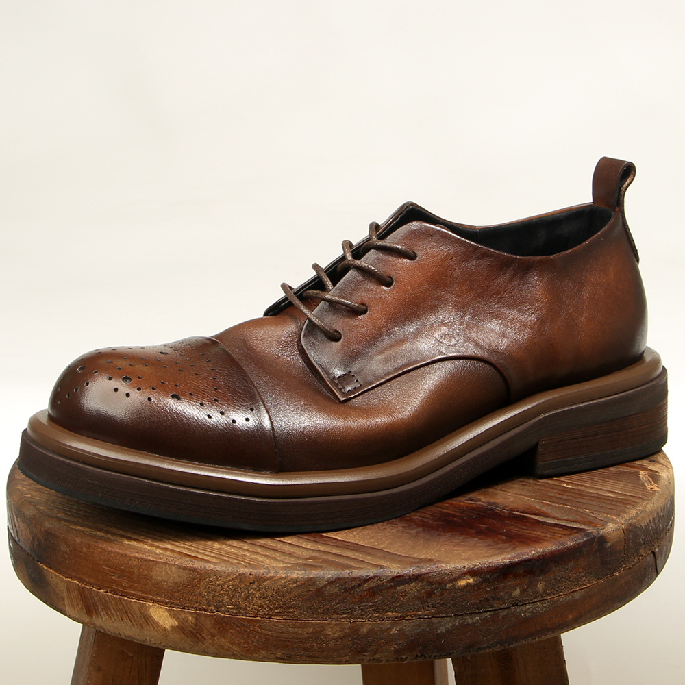 Top Quality Genuine Leather Me - Oxford Shoes Brogue recension och pris
