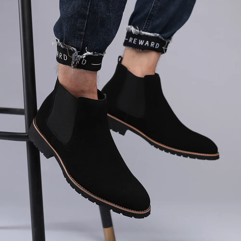 Men Ankle Boots British Style  - Chelsea Boots Men recension och pris