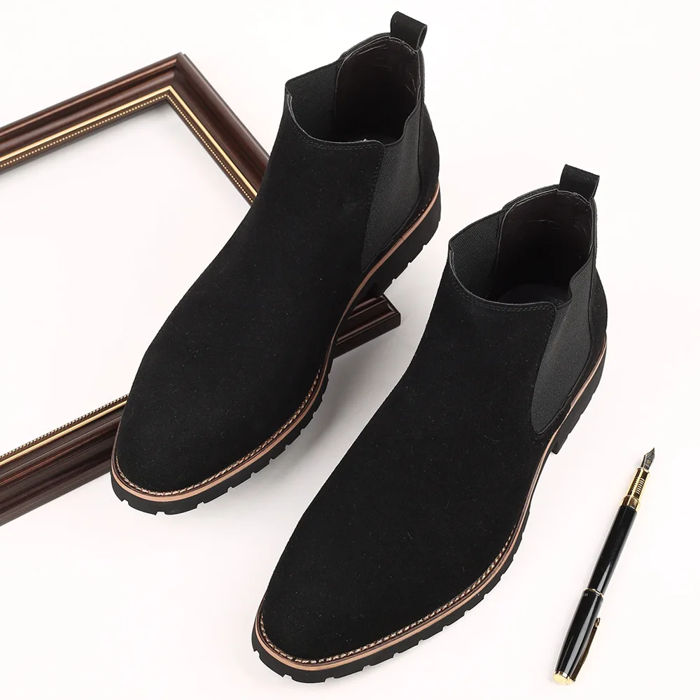 Men Ankle Boots British Style  - Chelsea Boots Men recension och pris