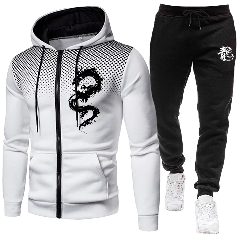Men's Paris Dragon Pattern Fas - Mens Fashion Suits recension och pris