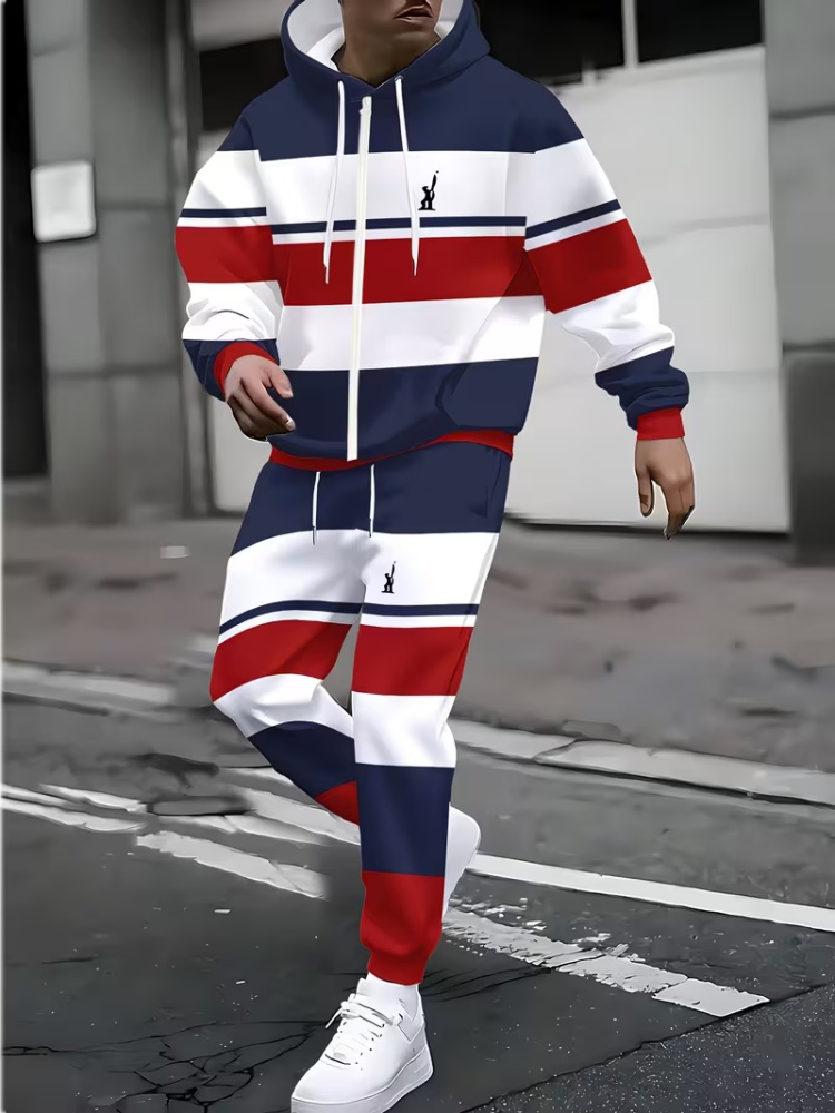 Men Zip Up Hoodie Tracksuit Se - Men'S Fashion Zipper Jacket recension och pris