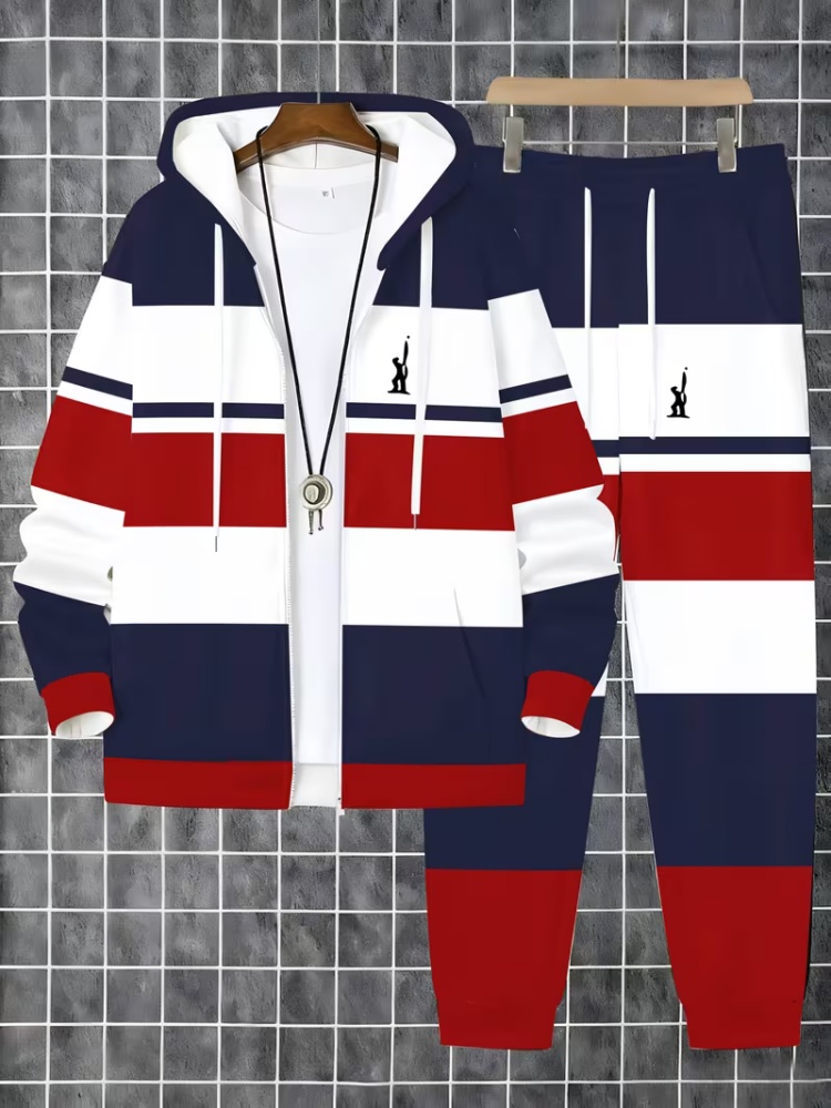 Men Zip Up Hoodie Tracksuit Se - Men'S Fashion Zipper Jacket recension och pris