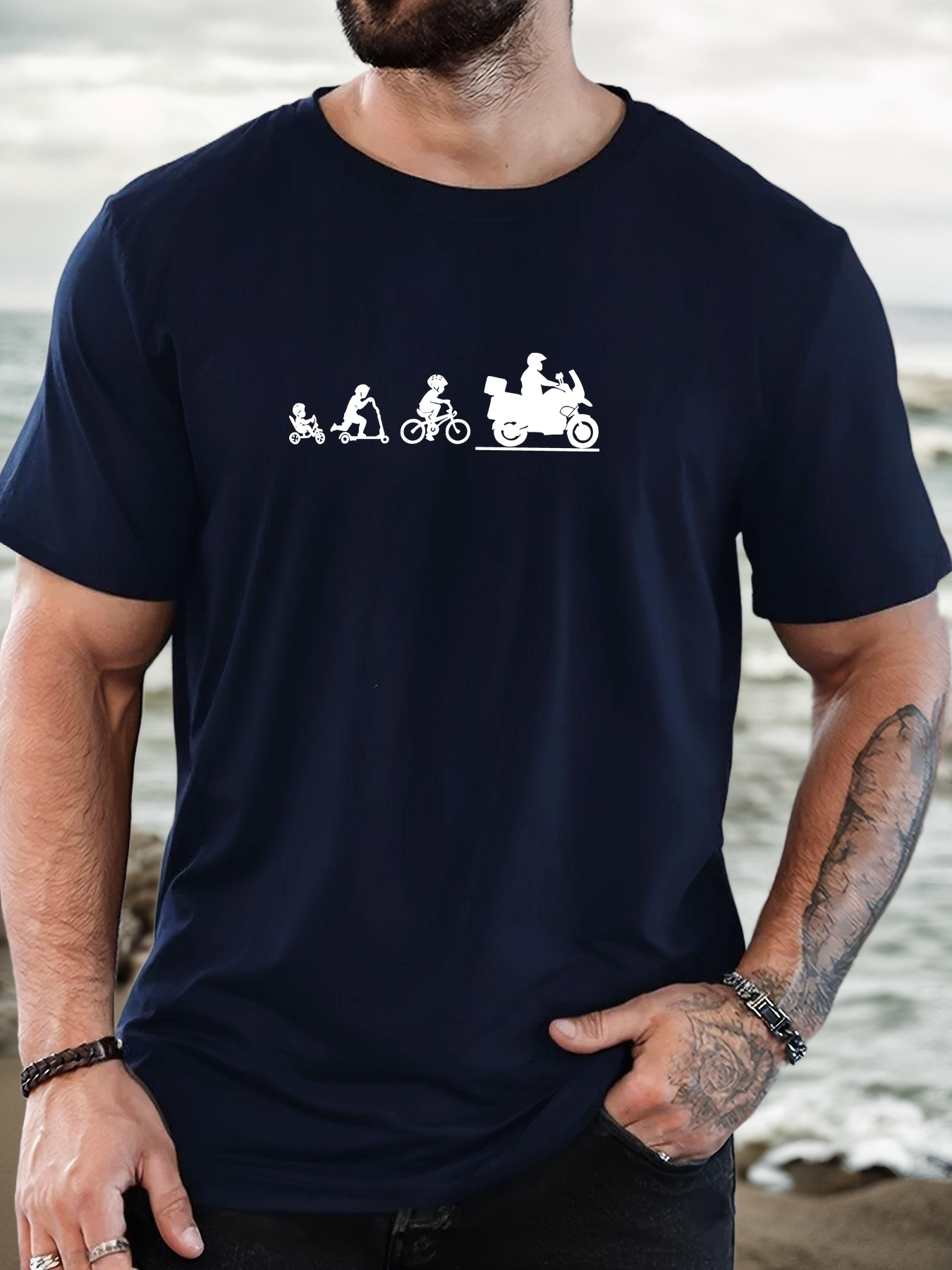 Fashion Mens Black Basic Tee D - Men'S Fashion Evolution recension och pris