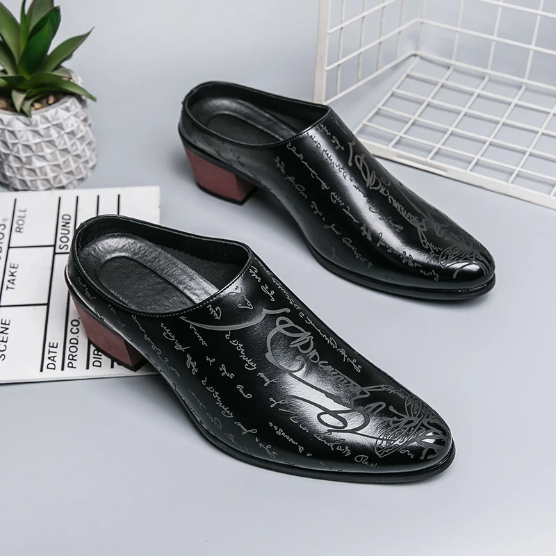4CM Heels Men Loafers Casual D - Mens Fashion Zapatos recension och pris
