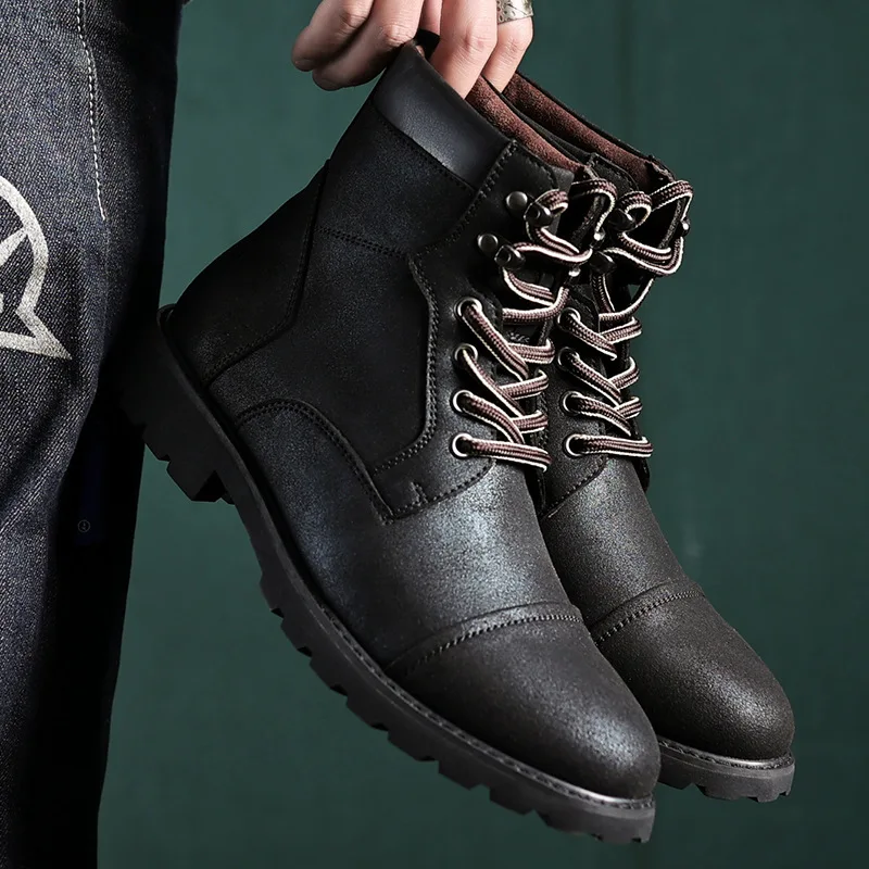 Autumn Winter Men Boots Comfor - Chelsea Boots Men recension och pris