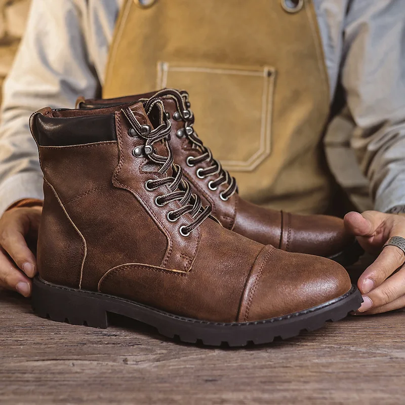 Autumn Winter Men Boots Comfor - Chelsea Boots Men recension och pris