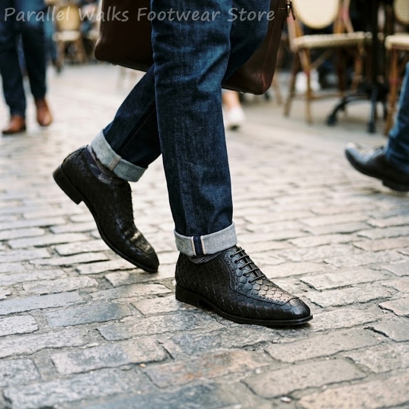 Sartorial Men Oxfords Fish Sca - Oxford Shoes Brogue recension och pris