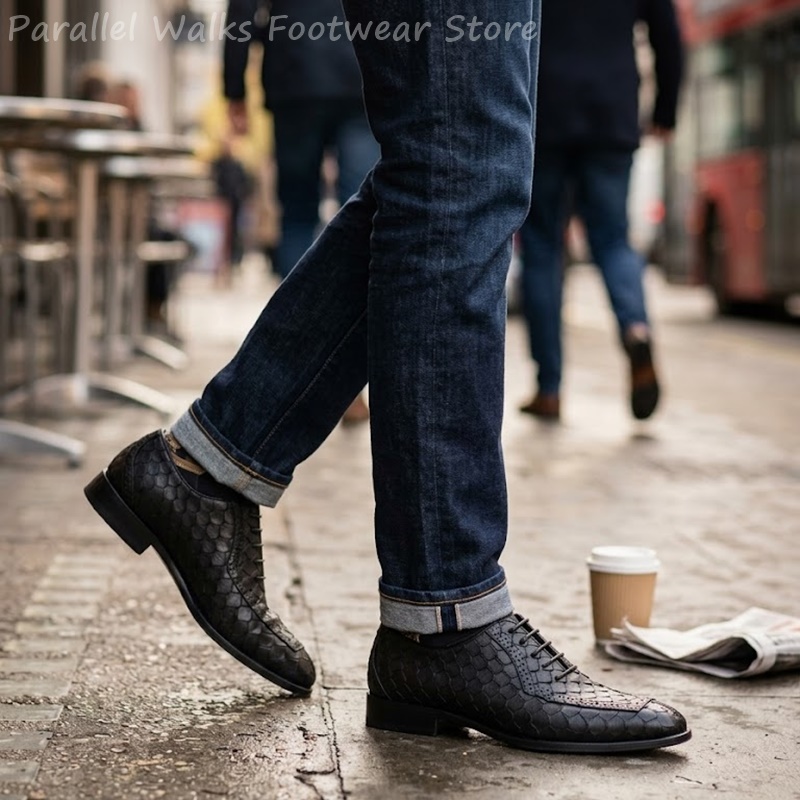 Sartorial Men Oxfords Fish Sca - Oxford Shoes Brogue recension och pris