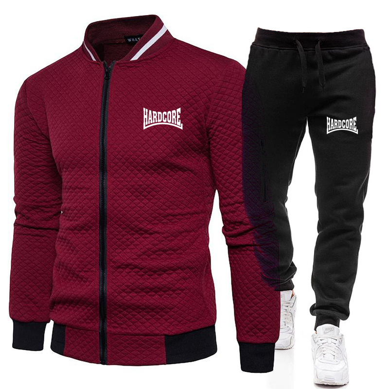 HARDCORE Spring and Autumn Men - Men'S Fashion Zipper Jacket recension och pris