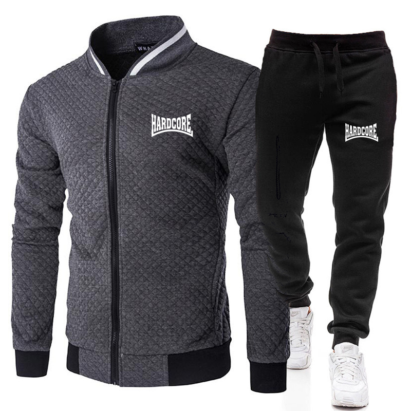HARDCORE Spring and Autumn Men - Men'S Fashion Zipper Jacket recension och pris