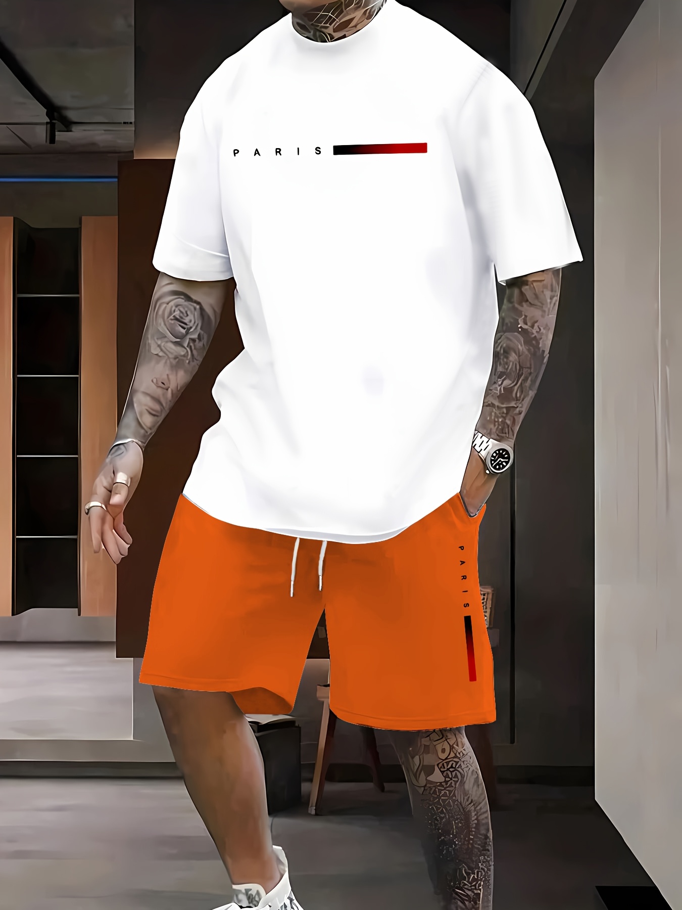 Paris Men's Casual Set Spring/ - Paris Fashion Men recension och pris