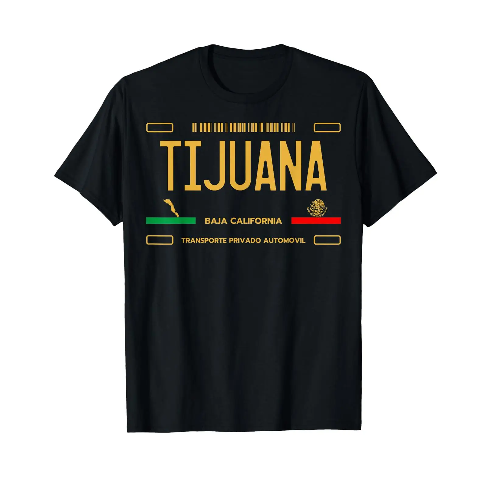 Tijuana License Plate T Shirt  - Men'S Fashion Tijuana recension och pris