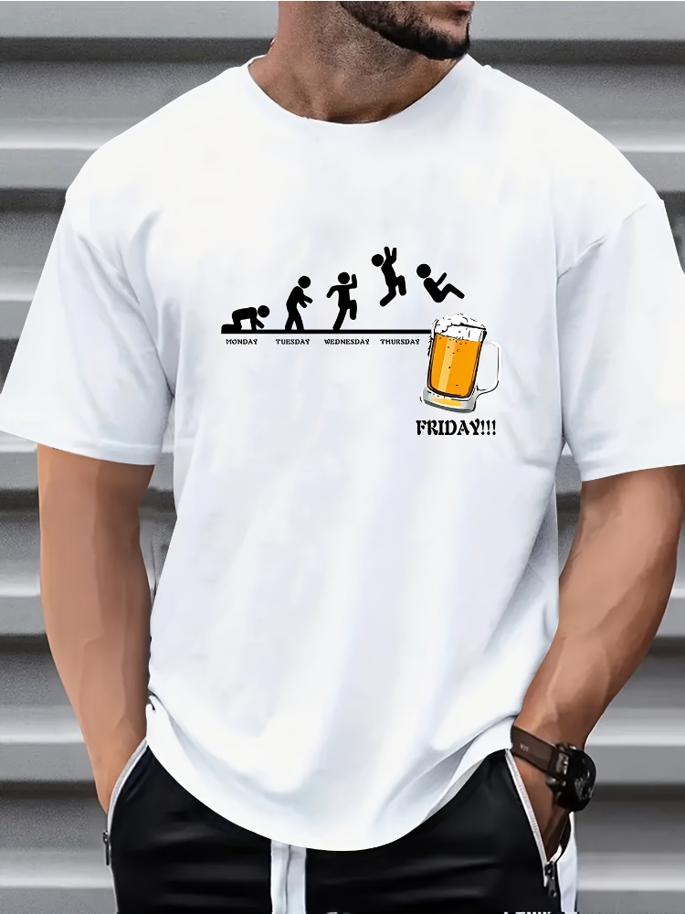 Mens Summer Crew Neck T Shirt  - Men'S Fashion Evolution recension och pris