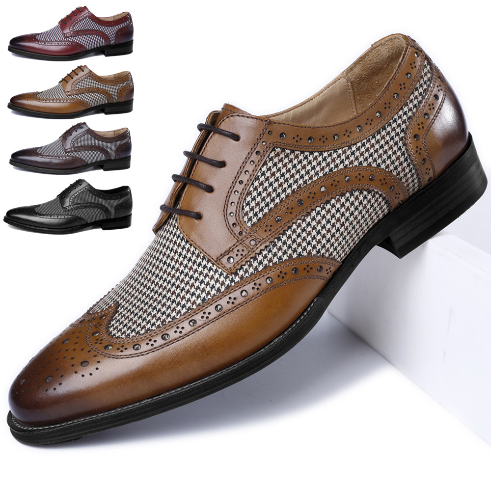 New Oxford Business Men Shoes  - Oxford Shoes Brogue recension och pris