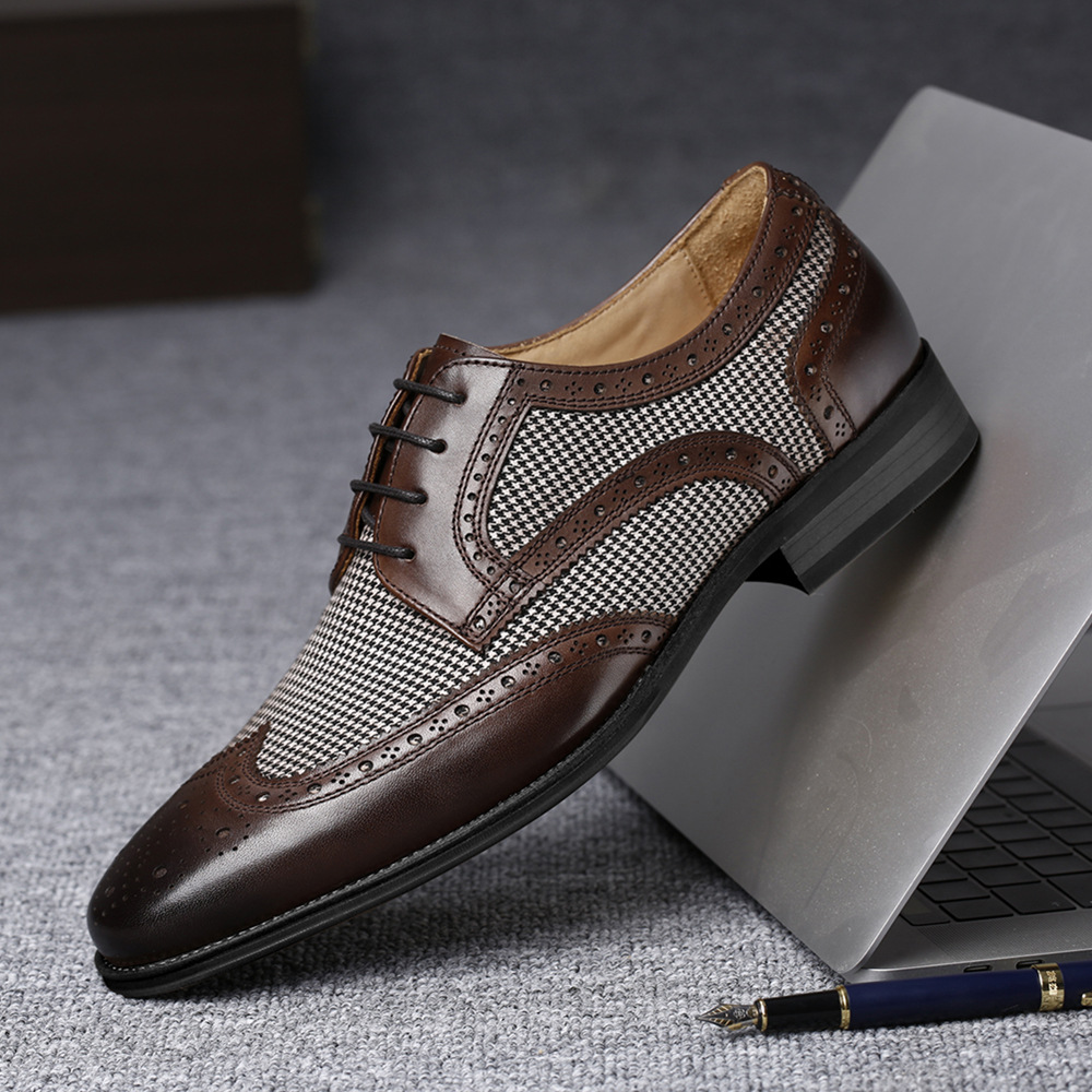 New Oxford Business Men Shoes  - Oxford Shoes Brogue recension och pris