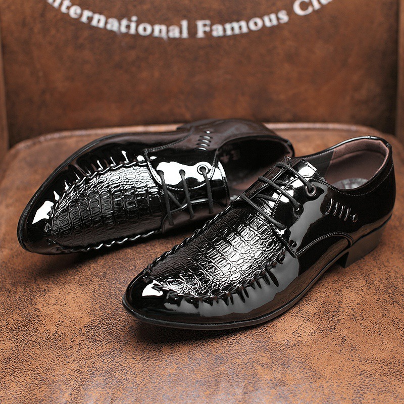 Men's  Dress Leather Shoes Lac - Oxford Shoes Brogue recension och pris